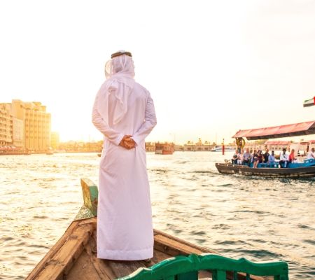 When in UAE, follow local business etiquette